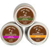 Earthly Body Massage Candle Trio Set 3x57g - Skinny Dip, Guavalava, Dreamsicle