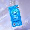 EXS Air Thin 12-Pack Ultra Thin Latex Protection, 56mm, Odorless