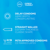 EXS Endurance Delay 144-Pack Latex Condoms with Lidocaine Lubricant