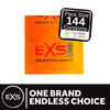 EXS Endurance Delay 144-Pack Latex Condoms with Lidocaine Lubricant