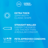 EXS Extra Thick 100-Pack - Durable Latex Barrier System, Lubricated