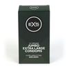 EXS Jumbo 12-Pack Wide Fit Latex Condoms 69mm Pre-Lubricated