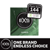 EXS Jumbo 144-Pack Large Size Latex Protection 69mm Silicone Lubricated