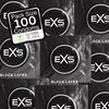 EXS Juodas Latex 100-Piece Flared Silky Anatomical Protection Set