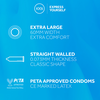 EXS Magnum Large 60mm Anatomical Latex Condoms 100-Pack