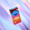 EXS Mixed Flavored Condoms 12-Pack - Strawberry, Chocolate, Cola, Bubble-Gum