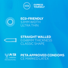 EXS Pure Ultra-Thin Condoms 100-Pack | Recyclable Packaging, Natural Fit