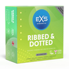EXS Ribbed &amp; Dotted Latex 56mm Textured Protection 48-Pack