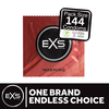 EXS Warming 144-Pack Latex Comfort Flared Lubricated Condoms