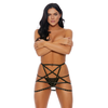 Forplay Be Wicked Be My Stud Skirt Harness Adjustable One Size Juodas