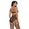 Forplay Caught In The Feels Bodysuit XL with Underwire &amp; Garter Straps