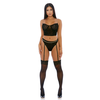 Forplay Fantasy Lingerie Chain Me Up Bustier Set Gold Chain L Size