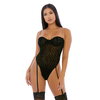 Forplay Chain Your Mind Teddy XL - Cheetah Mesh &amp; Gold Chain Details