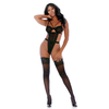 Forplay Mark The Spots XL One-Piece Bodysuit with Adjustable Straps &amp; Animal Print