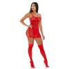 Forplay Fantasy Lingerie Ring It On Mesh Chemise Set with Gold Accents Size M