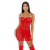 Forplay Sheer Intimacy Mesh Bustier Set M - Elegant Two-Piece Lingerie by Sheer Desires