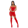 Forplay Sheer Intimacy Mesh Bustier Set M - Elegant Two-Piece Lingerie by Sheer Desires