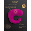 G Vibe Gvibe G-Ring XL Sweet Raspberry - Multifuntional Vibrating Ring, XL Size