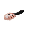 Gc By Shots Simplicity Rocket Model Ribbed Silicone Intimate Massager Juodas 19cm