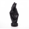 Hung System Hello Hand-Shaped Plug 23.7 cm x 9 cm Suction Base Juodas