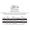 Kix'ies Cassandra Thigh-High Layered Fishnet Stockings Juodas A