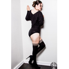 Kix'ies Danielle Opaque Thigh-High Tights Juodas Size A