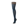 Mėlyna Kix'ies Debbie Plaid Thigh-High Stockings Navy Mėlyna Size C