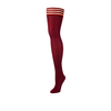 Kix'ies Holly Thigh High Stockings D Raudona - Argyle Pattern Stay-Up