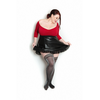 Kix'ies Kaylee Thigh-High Tights D Deep Pilkas Shimmer No-Slip