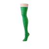 Kix'ies Par 4 Argyle Thigh-Highs C Žalias - No-Slip Golf Collection