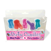Little Genie Productions Kheper Games Fun Shape Candle Set - Unique Decorative Party Candles, 6 pcs