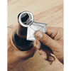 Little Genie Productions Glitterati Diamond Series Elegant Bottle Opener - Sidabrinis Finish