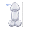 Little Genie Productions Glitterati Disco Balloon 3ft Mylar - Metallic Sparkle Party Decoration