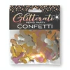 Little Genie Productions Glitterati Metallic Confetti Gold Sidabrinis Rose Gold Bronze 15g
