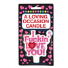Little Genie Productions Whiskey River Candle 'I Freakin Love You' Scented Candle 397g