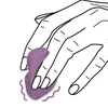 Loveline By Shots Loveline Finger Vibrator Mystic Violetinė - Compact Multi-Intensity Model