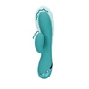 Loveline By Shots Mėlyna Loveline Inflatable Rabbit Model - Peacock Mėlyna, Multi-Speed Silicone System