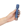 Loveline By Shots Mėlyna Loveline Mini Wand Mėlyna Horizon - Compact Ribbed Personal Massager