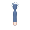 Loveline By Shots Mėlyna Loveline Mini Wand Mėlyna Horizon - Compact Ribbed Personal Massager