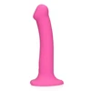 Loveline By Shots Rožinė Non-Phallic Vibrating Dildo - Medium - Powerful Rožinė