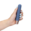 Loveline By Shots Mėlyna Loveline Ribbed Mini Intimate Device Mėlyna Horizon Compact Size