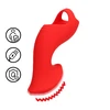 Loveline By Shots Textured Finger Vibrator - Sunrise Raudona