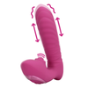 Loveline By Shots Rožinė Thrusting and Tapping Vibrator - Powerful Rožinė