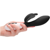 Luna by Shots Alexios Rechargeable Silicone Vibrator, 21.2 cm, Violetinė