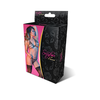Magic Silk Exposed Strappy Bra &amp; G-String Set L/XL Juodas Adjustable Fit