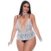 Magic Silk Full Service Teddy Baltas - Lace Bodysuit with Accessories