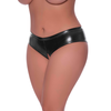 Magic Silk Exposed Low Rise Boyshort 2X Juodas with Split Design