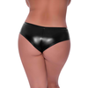 Magic Silk Exposed Low Rise Boyshort 2X Juodas with Split Design