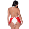 Magic Silk Dress Up Raudona &amp; Baltas Costume Set with Headband 2X