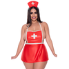 Magic Silk Dress Up Raudona &amp; Baltas Costume Set with Headband 2X